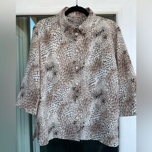 Vintage Brown Button Down Shirt